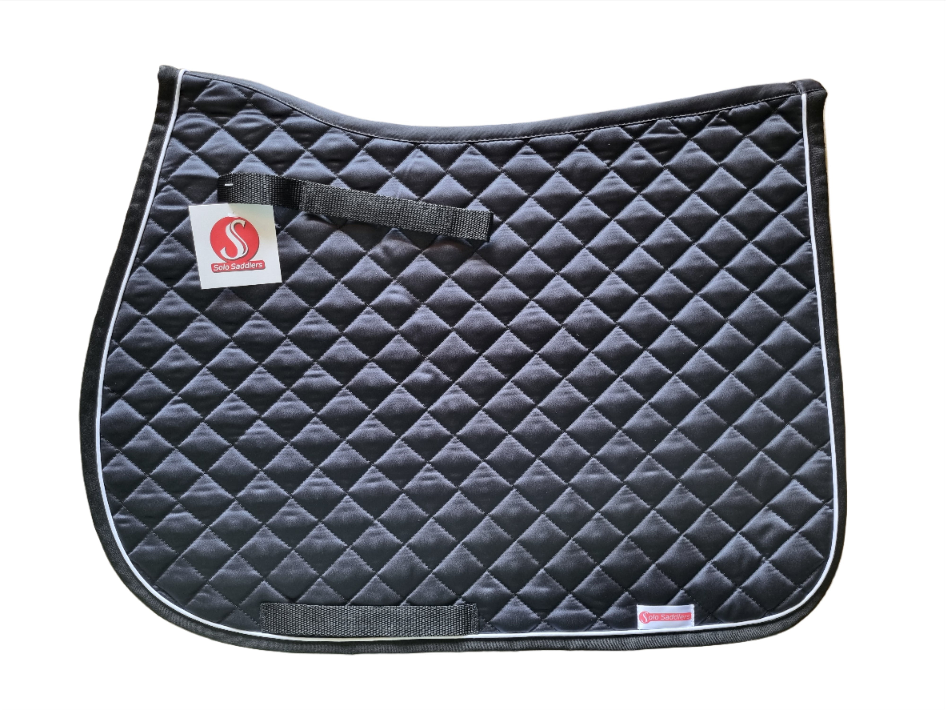 Saddle Pad Quilted Square Satin Solo